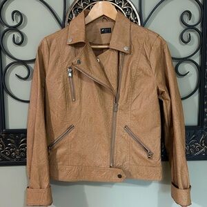 Fornia moto jacket - Camel
